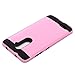 For ZTE Zmax Pro Z981,GBSELL Brushed Hybrid Phone Cover Case For ZTE Zmax Pro Z981 (Pink)