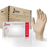 1st Choice Ivory Latex 3.5 Mil Thick Disposable Gloves, Medium, Case of 1000 - Industrial, Powder Free, Value Series
