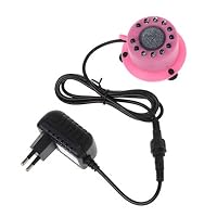 honuansort Mini Colorful Submersible 12 LED Light Air Curtain Bubbles Aquarium Accessories