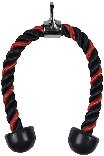 Cavis 70cm Triceps Rope Pull Down Cord Heavy Duty Rope for Home Gym Bodybuilding Exercise Gym Workout Fitness