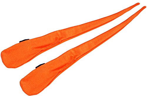 Pro Sock Poi (ORANGE) Flames N Games Pro Spinning Poi Socks - Pair of Quality Stretchy Lycra Poi Socks.