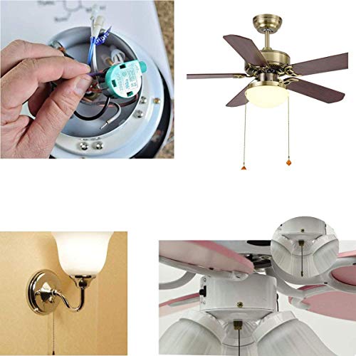Ceiling Fan Switch Zing Ear Pull Chain Switch ZE268S6 3 Speed 4 Wire