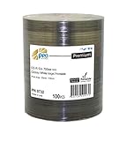 Professional Quality Blank Media - CD-R Falcon Glossy White Inkjet Hub Printable 52x 700MB 80min 100 Disc Pack
