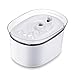HoneyGuaridan Pet Drinking Water Fountain, Super Quiet Automatic Cat Water Dispenser with 2 Replacement Filters for Dogs, Cats, Birds and Small Animals
