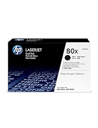 HP 80X CF280X CF280XD cartucho de tóner, alta productividad, 2 unidades