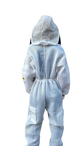 OZ ARMOUR Beekeeping Suit Ventilated Air Mesh with Fencing & Round Brim Hat (XXX-Large)