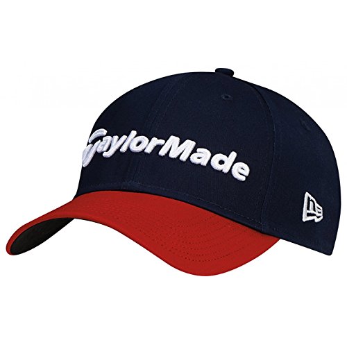 TaylorMade Golf 2017 lifestyle new era 39thirty hat navy/red/white m/l