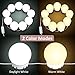 ANGFLY Vanity Mirror Lights, 2018 Upgraded 2 Color Lighting Modes with 10 Dimmable Light Bulbs,Hollywood Style Lighting Fixture Strip for Makeup Vanity Table Set in Dressing Room (Mirror Not Include)