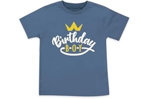 Wild and Happy Birthday Boy Tshirt T Shirt Tee Bday Party Shirt Toddler Boys in Blue