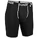 2UNDR Mens The Swingshift Long Leg Brief Black/grey L