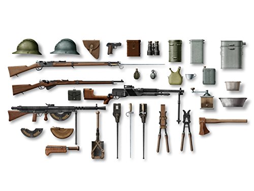 ICM Models WWI French Infantry Weapons/Equipment Model Kit