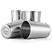 Stainless Steel Cups 6oz (Set of 4) for Kids – Healthy Metal Drinking Glasses - Premium Stackable & Shatterproof - BPA Free, Travel, Lightweight, Unbreakable, Portable