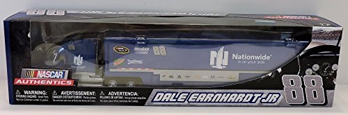2017 Dale Earnhardt Jr #88 Nationwide Dew Taxslayer 1/64 1:64 Scale Diecast Hauler Trailer Truck Tractor Semi Rig Transporter Metal Cab/Tractor, Plastic Trailer NASCAR Authentics
