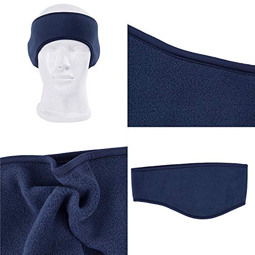 Enthur Ear Warmer Headband, Fleece Winter Headband Sports Headband for Daily Wear, Outdoor Use, Sports, Running, Skiing 3 Pieces