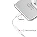 Headphone Adaptor for iPhone Adapter 3.5mm Jack Dongle Earphone Connector Convertor AUX Audio Headset Accessories Cable Audio Splitter Compatible for iPhone X XS XS Max 8/8Plus Support iOS 11 or Later