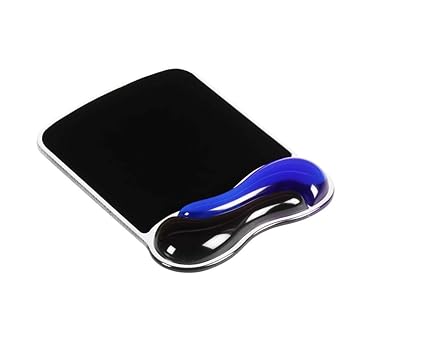Kensington 62401 Duo Gel ergonomisches Mauspad mit Handgelenkauflage (Kompatibel mit Laser- und optischer Maus, 26 x 247 x 19