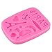 Mujiang Eiffel Tower Cake Decorating Molds Poodle Gum Pastry Paris Silicone Fondant Mold