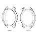 SIRUIBO Case for Samsung Galaxy Watch 42mm SM-R800, TPU Scractch-Resist Frame Protective Cover Shell for Samsung Galaxy Watch 42mm SM-R800 Smartwatch, Clear