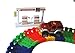 MMP Living Super Snap Speedway - Bend and Flex Track Set with Electric car, Bridge Feature and Accessories - Over 213 Pieces