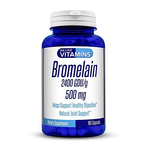 Bromelain Supplement, Natural Pineapple Extract with Proteolytic