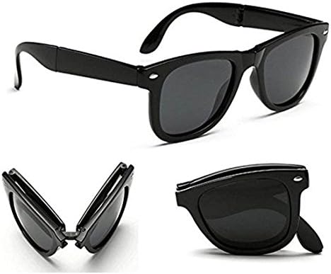 Black Folding Foldable Sunglasses