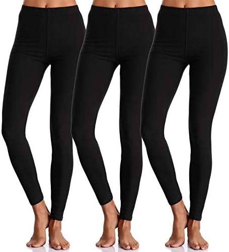 BAILYDEL Buttery Comfortable Seamless Super Soft Ankle Leggings for Women Slim Opaque Pants