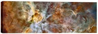 Epic Graffiti 'Carina Nebula' Hubble Space Telescope Canvas Wall Art, 20" x 60"