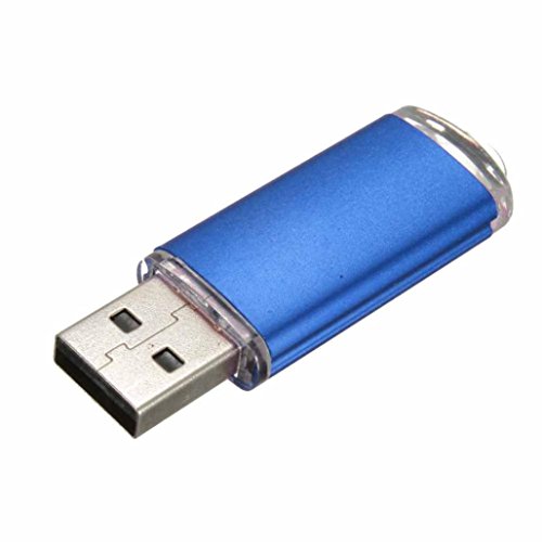 Mchoice 2GB USB 2.0 Metal Flash Memory Stick Storage Thumb U Disk (Blue)