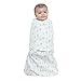 HALO 100% Cotton Sleepsack Swaddle, 3-Way Adjustable Wearable Blanket, TOG 1.5, 3 Bunnies Baby Blue, Newborn, 0-3 Months