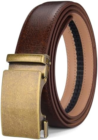 Premium Leather Ratchet Belt Women\'s Micro Adjustable 1.20\