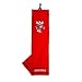 Team Golf NCAA Wisconsin Badgers Embroidered Golf Towel Embroidered Golf Towel, Checkered Scrubber Design, Embroidered Logo