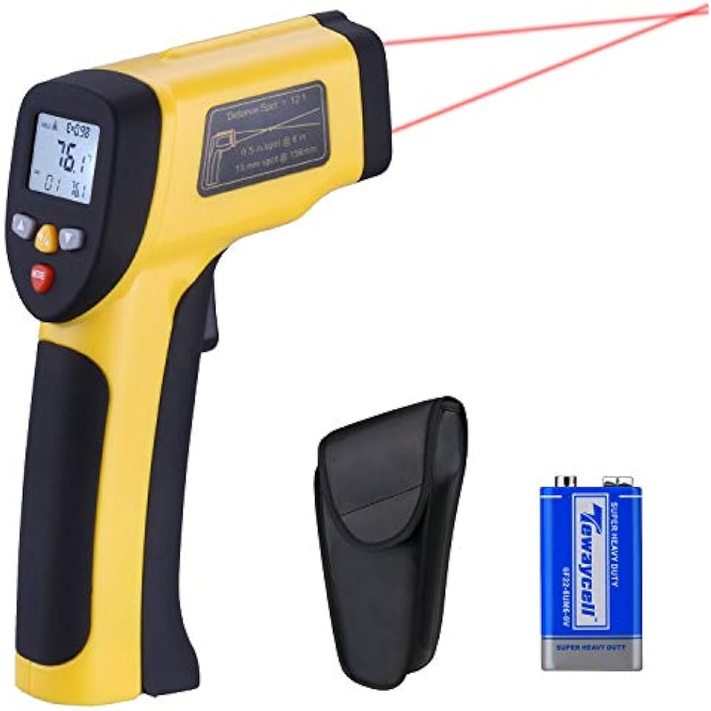 Infrared Thermometers Thermometer, Helect Noncontact Digital Laser Temperature eBay