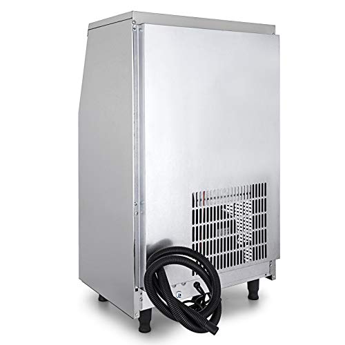 VEVOR Commercial Ice Maker Machine, 90100LBS/24H with 33LBS Bin