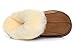 Warmie Australian Sheepskin Super Thick Premium Sheepskin Slippers | Durable & Extra Fluffy (US 8, Chestnut)