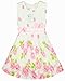 Little Hand Toddler Girls Rose Floral School Dress Bow Tie Bridesmaid Birthday Baby Party Dresses 4T