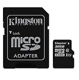 Professional Kingston 32GB Samsung Galaxy Amp 2 MicroSDHC Card with custom formatting and Standard SD Adapter! (Class 10, UHS-I)