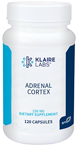 Prothera Klaire Labs Adrenal Cortex - 250 mg, Natural & Hypoallergenic (120 Capsules)