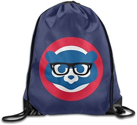 DHome Bear Glasses Cub Unisex Backpack Storage
