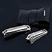 New Style Senior Nail Clippers Set 2-pack, Professional Grade Stainless Steel Manicure Cuticle Tools - Portable Travel Case, Fingernail Toenail Clipper for Men Women,Pedicure Cutter,Beauty Makeup Kit