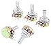 Uxcell a13081600ux1677 5 Piece B100K 100K Ohm Single Linear Taper Rotary Potentiometers