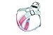 Gooby - Perfect Fit X Harness, Small Dog Choke Free Step-In Harness with Synthetic Lambskin Soft Strap, Pink, Small