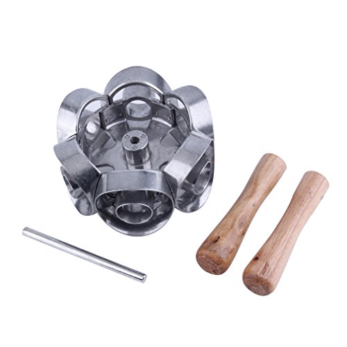 Misula Hot Sale Rolling Portable Mini Donut Cutter 6circle Convenient