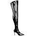 Funtasma by Pleaser Women's Lust-3000 Boot,Black Str Patent,9 M