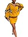 Augsuttc Women's Casual 2 Piece Outfit Long Sleeve Zipper Up Jacket+Mini Skirt Set