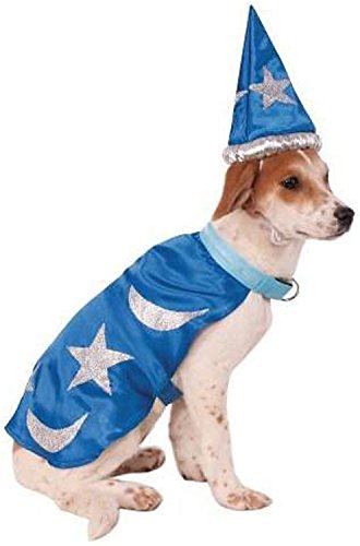 Rubie's Wizard Cape with Headpiece and Light-Up Collar Pet Costume