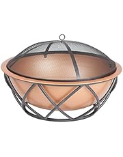 Fire Sense Barzelonia Round Copper Look Fire Pit