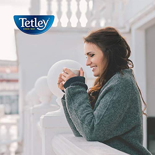 TETLEY NATURAL GREEN TEA, LEMON GREEN TEA, 72 TEABAGS (PACK OF 6) RAINFOREST ALLIANCE CERTIFIED