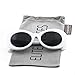 Elite NIRVANA Kurt Cobain Oval Bold Vintage Sunglasses For Women Men Eyewear (White-Black, 65)