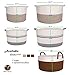 Cotton Rope Basket Size 20x20x15 in Blanket Basket by Bambiso Woven Fabric Storage Baskets Laundry Basket, Kids Toys Bin, Baby Nursery Organizer or Hamper, Living Room or Floor Decor Basket