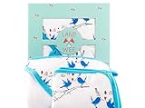 Land of the Wee Bamboo Hooded Baby Towel & Washcloth| 40% More Absorbent Than Cotton To Quickly Warm and Dry Infant| Organic & Silky Soft Texture Extra Gentle For Skin Of Newborn/Toddler Girl or Boy
